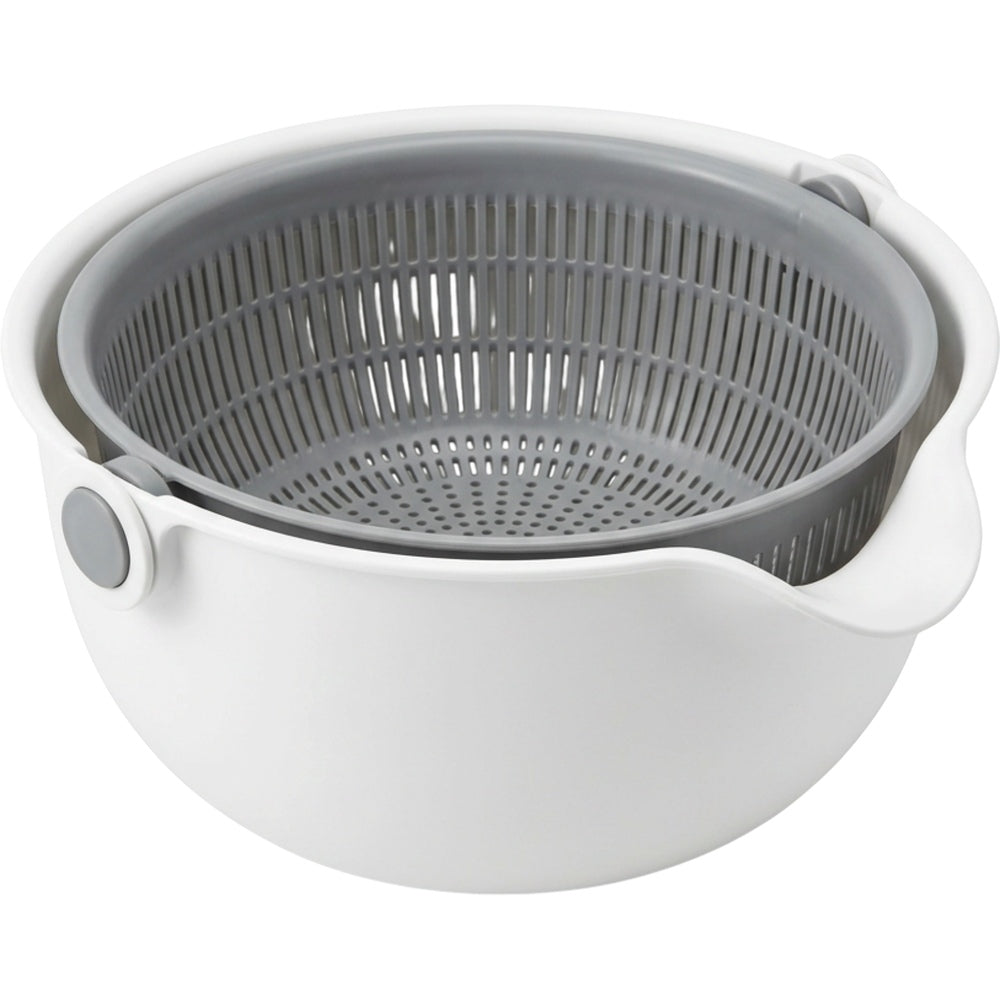 Gelto Dual Layer Rotating Vegetable Rinse Bowl 26 cm - Product view