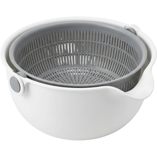 Gelto Dual Layer Rotating Vegetable Rinse Bowl 26 cm - Product view