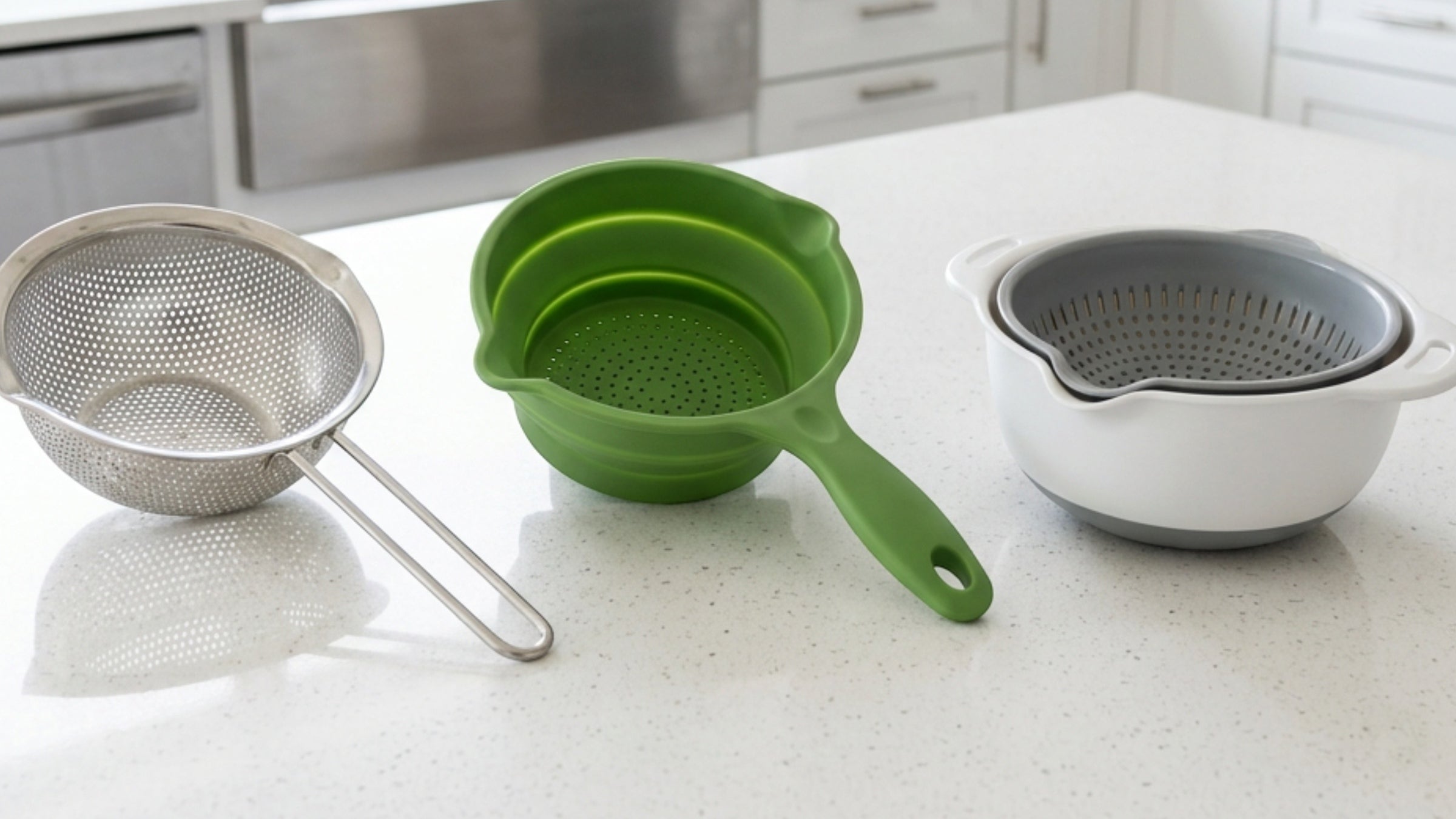 Gelto Vegetable Rinse Funnel Strainers